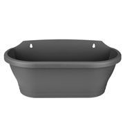 Corsica Wall Basket - 39x17cm- Anthracite - Elho